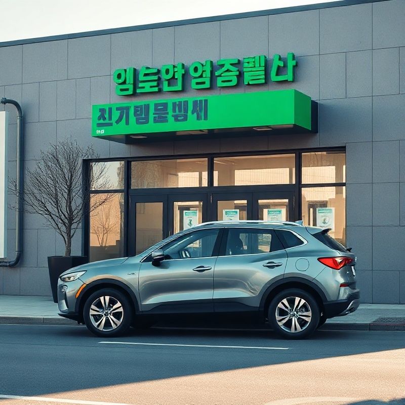 대전역 앞에 준비된 컴팩트 SUV